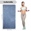 WINKIO Fitness Towel 140 x 70 cm Multi-Coloured (Blue)