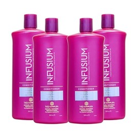 Infusium Repair and Replenish Nourishing Conditioner - Hair Conditioner with Keratin, Argan Oil, and Ceramides - Suitable for All Hair Types - 4 pc