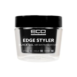 Styler Ecoco Eco Pomade Black Gel With Semi Permanent Color Strong Hold 3 oz