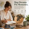 Cork Globe with Push Pins for Travel Memories – 3D