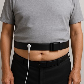 Earthing Waistband Grounding Belt Indoor Earthing Barefoot Walking, 1 Piece / 어싱 허리띠 접지 벨트 실내어싱 맨발걷기, 1개