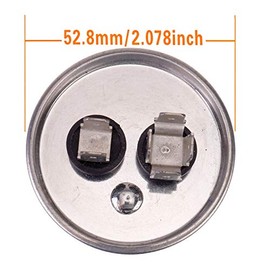 40 uF MFD ±5% 370V /450 V CA CBB65 Condensador Redondo de Arranque para Motor y Ventilador de CA