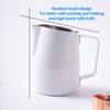 Milk Frothing Pitcher 500ml 304 Stainless Steel Milk Jug Beveled
