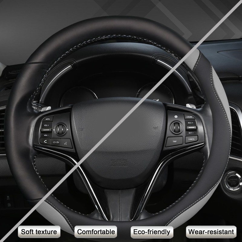 West Llama Customized Auto Car Steering Wheel Cover for Honda