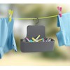 WENKO Barcelona Shower Caddy with Shelf, Moveable Hook, Hanging on