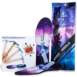 Absorbe el 70% de la energía de impacto de manera efectiva, plantillas para botas para hombres, plantillas de absorción de golpes para mujeres, soporte resistente, el mejor regalo para papá/mamá (XL-nuevo)