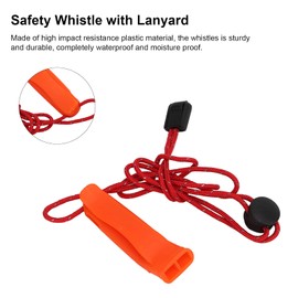 Keenso Emergency Whistle Super Loud Safety Whistle with Lanyard for Outdoor Kayaking, Boating, Camping, Hiking
