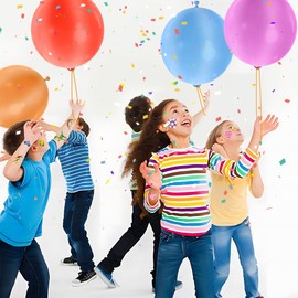 Wonsta Strong Punch Balloons & 3D Puffy Stickers 20 Pack each Kids Party Bag Fillers Disnosour Stickers Heart Stickers Car Stickers Party Goodie Bag Filler