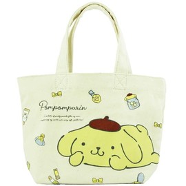 Yasuda Tsusho Sanrio Characters Canvas Lunch Bag Pompompurin PN Hump Lunch Bag 307 Approx. H 7.9 x W 11.4 x D 3.7 inches (20 x 29 x 9.5 cm)