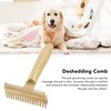 Dog Grooming Comb Multifunctional Remove Hair Thoroughly Hollow Core Handle
