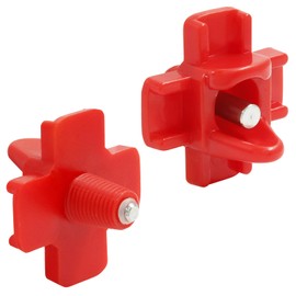 Jiozermi 12 PCS Horizontal Chicken Waterer Nipples, Red Chicken Water Feeder Suitable Poultry Waterer for Chicks, Duck, Quail, Birds