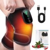 Cordless Knee Heating Pad, Newly 4 Vibration Motors Knee Massager,