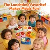 COMTAR Premium Silicone Lunch Box- 240ml Capacity, Easy Open, Shockproof,