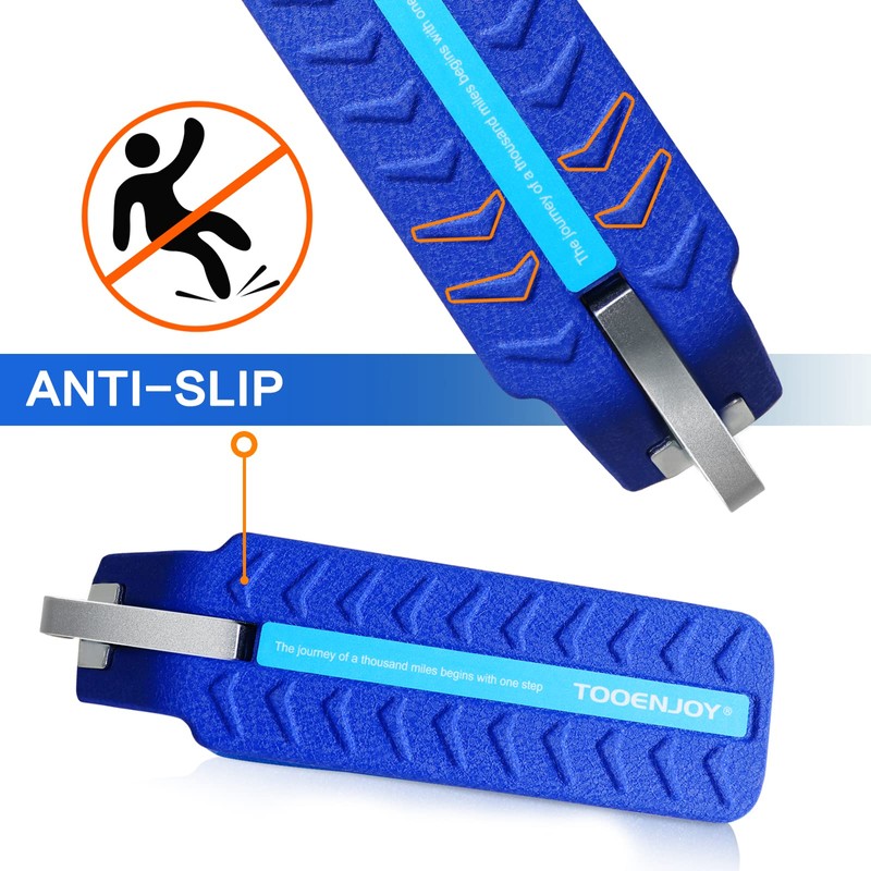 TOOENJOY Universal Car Door Step with 5 Gear Adjustment/No Assembly,