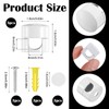 Yuanchu 3 Sets Cable Organiser Clips, Adhesive Cable Holder Clips