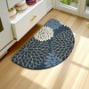 KIMODE Half Circle Kitchen Mats for Floor Cushioned Anti Fatigue,Semi