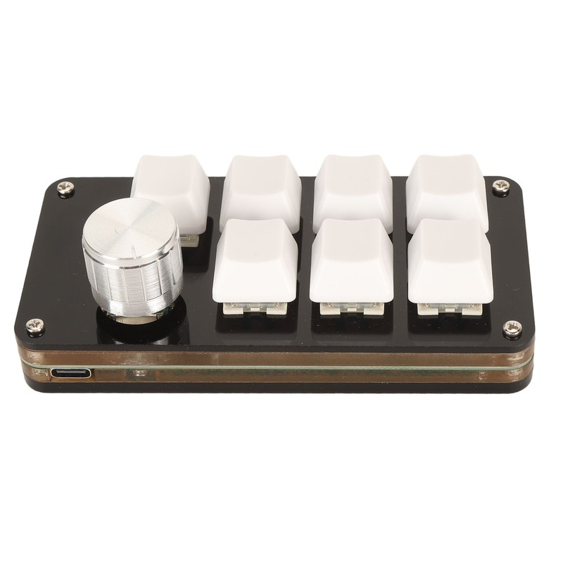 USB Mini 7 Key Keypad with Knob Custom Programming Hot