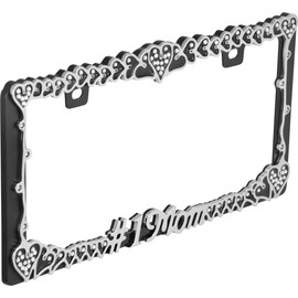 Bell Automotive 22-1-46447-8 Universal #1 Mom Design License Plate Frame