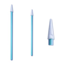 100pcs 3.0" Small Pointed Cleanroom Cleaning Swabs Lint Free Polyester Tip Swabs for Detailing, Small Hole and Hard-to-Reach Area CK-PS750
