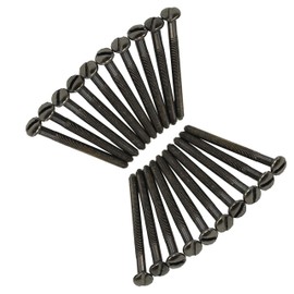 Black Nickel Long Electrical Socket Switch Screws (20, 50mm)