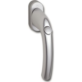 Hoppe Tokyo Window Handle Lock Button, Square Pin 7 x 35 mm Anodised Aluminium Silver-Coloured, 1 Piece, 102202222