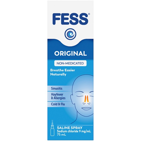 FESS Nasal Saline Spray 75ml - Original