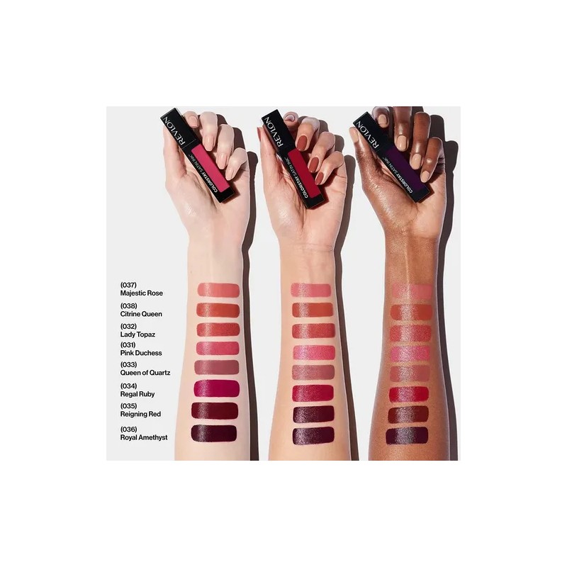 Labial Revlon Colostay Satin Ink, Crown Jewels, Regal Ruby