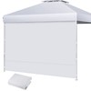 Canopy Sidewalls 10x10 FT, 300D Canopy SunWall for 10x10 Pop