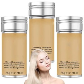 3pcs Cera Natural Fijadora Cabello Peinado Larga Duracion Clean Look Barra Hair Cabello Control de bordes, barra para el cabello no graso, Pomada de pelo