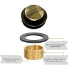 Maui Tip Toe Bathtub Tub Drain Assembly Conversion Kit, All