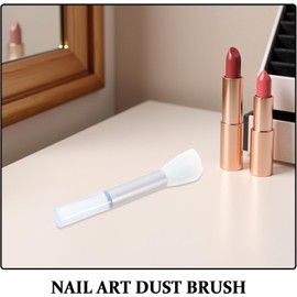 3 brochas para quitar polvos - Brocha para quitar polvos de uñas acrílicas y maquillaje - pequeña y para, ideal para uso en salones de belleza y en casa.