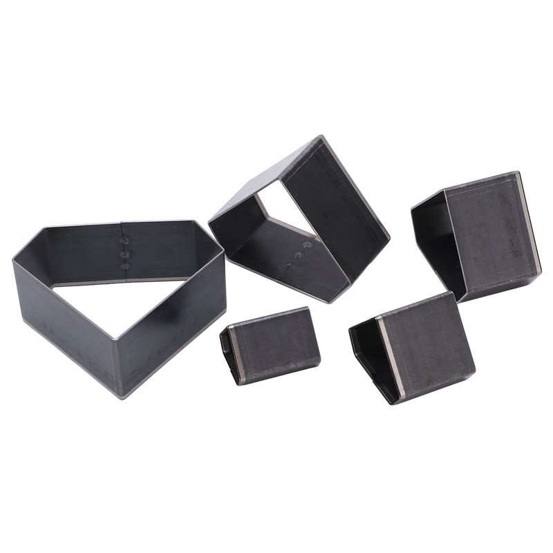 5Pcs Leather Die Cutter Hollow Punching Mold Different Sizes Diamonds