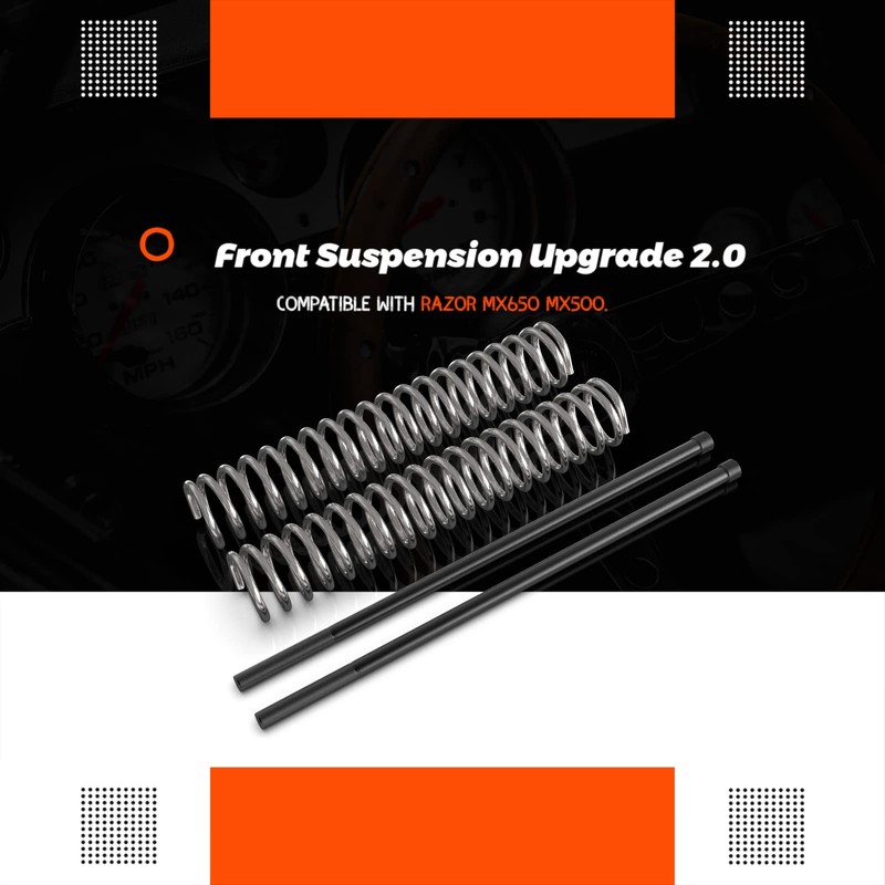 Actualización de suspensión delantera 2.0, compatible con Razor MX650 MX500.
