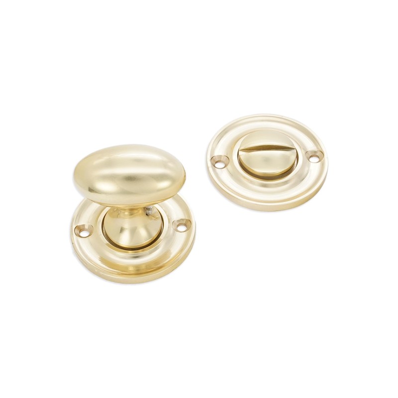 Infinity Decor Solid Brass Modern Style Slimline Bathroom Privacy Thumb