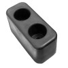Herco T-44 Solid Molded Rubber Trailer Bumper (6 x 2-7/8