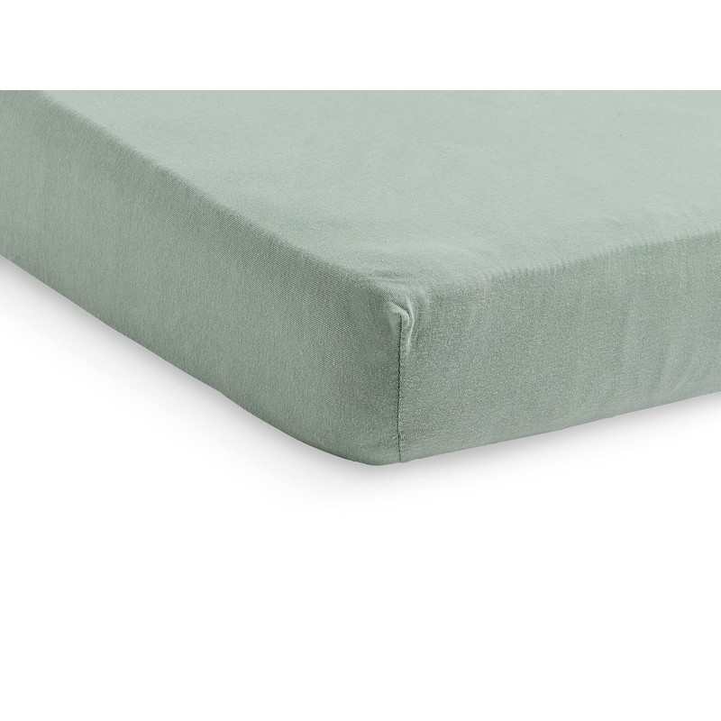 Jollein Jersey Fitted Sheet 60 x 120 cm Ash Green