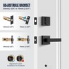 LOQRON Front Door Handleset Heavy Duty Door Handle and Deadbolt