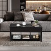 COSTWAY Lift Top Coffee Table, Modern Retro Central Table with