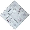 Raebel Tablecloth Table Runner Table Cloth Maritime Embroidery Wool White