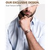 Feraco Pure Copper Magnetic Bracelet for Men,3X Strength Magnets Jewelry