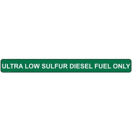 ComplianceSigns.com Ultra Low Sulfur Diesel Fuel Only Label Decal, 24x2 inch Vinyl for Fuel