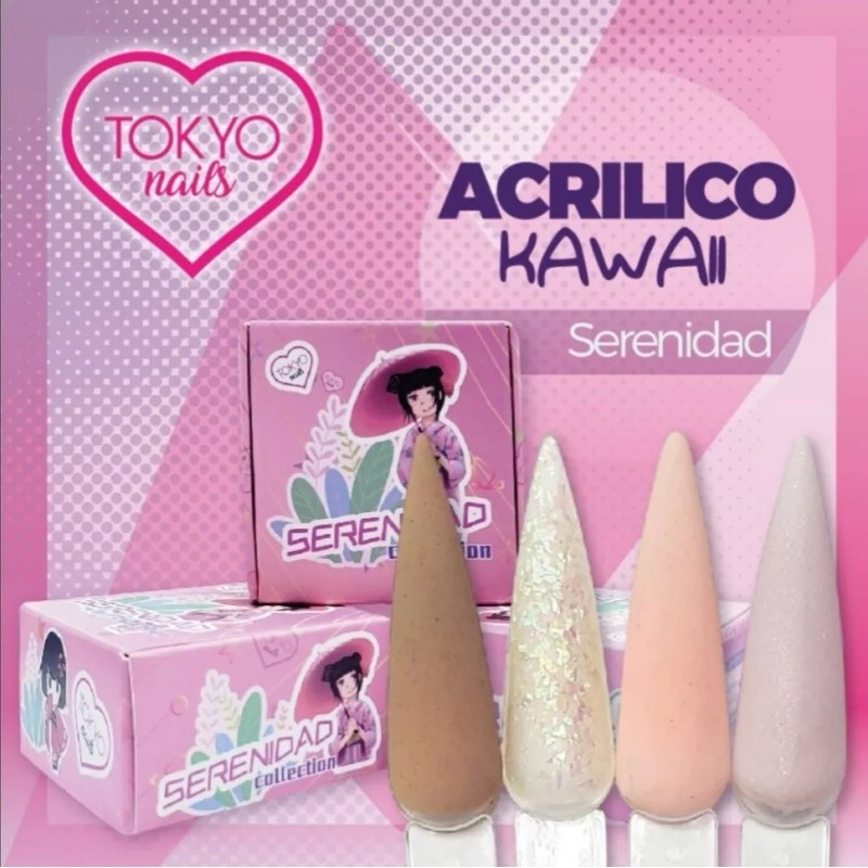 Coleccion Kawaii Acrilicos Tokyo Nails