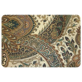 PJO Paisley Texture, Interior Door Mat Front Doormats Non-Slip Floor Mat Absorbent and Stain Resistant Entrance Mats Area Rugs for Home Office Decor, 24"x16"