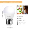 LED Refrigerator Light Bulb 40 Watt Equivalent 120V 4.5W Fridge