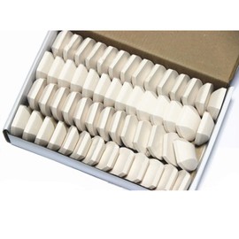 Hongso Ceramic Briquettes for Turbo Classic Elite and Nexgrill Models, 54-Piece Barbecue briquettes Gas Grill Stones, CRCB54