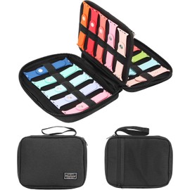 PACMAXI 20 correas de reloj de almacenamiento compatible con relojes, soporte de correa de reloj expandible que almacena 20 correas de reloj para la mayoría de tamaños de correas de reloj, organizador