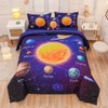 Tasselily Full Size Comforter Sets for Boys, Space Bedding Set
