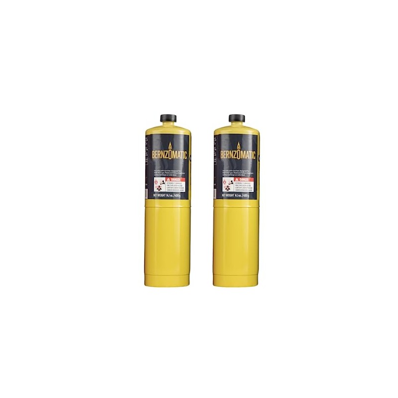 Bernzomatic Pre-Filled MAP-Pro Gas Torch Style Cylinder 14.1 oz (Pack