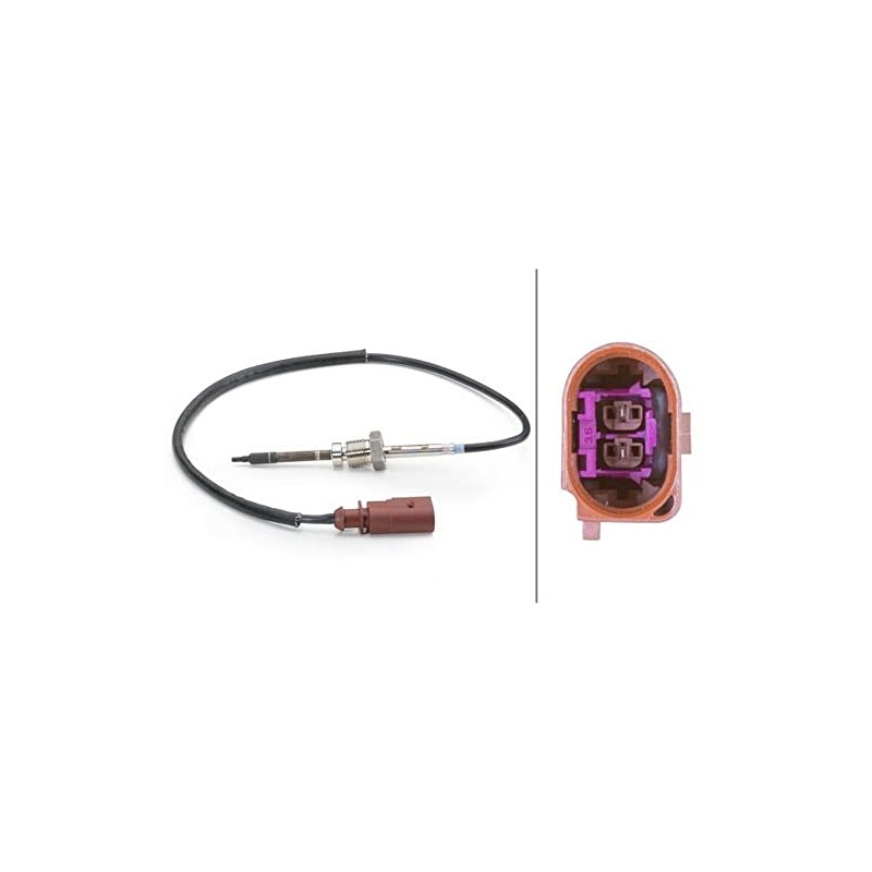 HELLA 6PT 014 494-111 Sensor, exhaust gas temperature - 2-pin