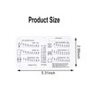 Hunting Range Finder Card, 6 Reticles, Waterproof Distance Measurer, Slope